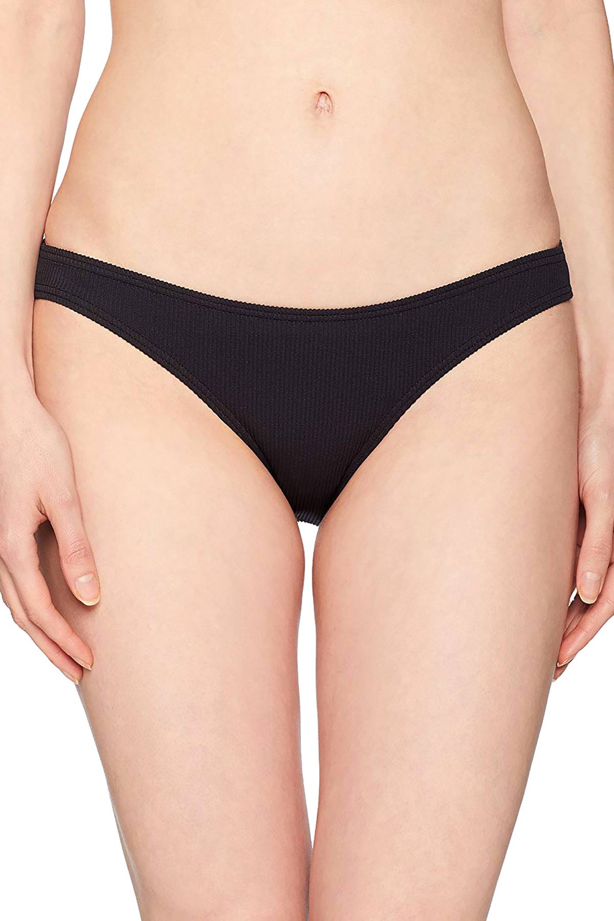 MINKPINK Black Ribbed Kylie Boy Bottom