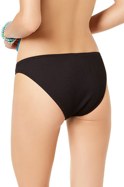 MINKPINK Black Ribbed Kylie Boy Bottom thumbnail 3