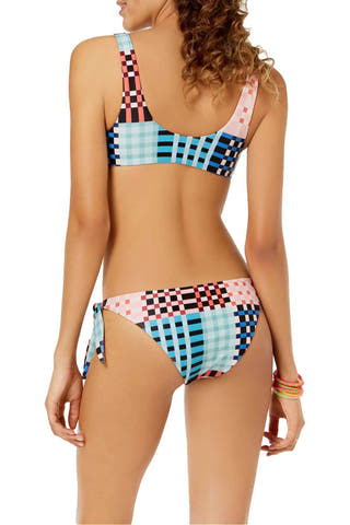 MINKPINK Penelope Cheeky Side Tie Bikini Bottom in Multicolor