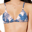 MINKPINK Pink/Blue Hibiscus Island Triangle Bikini Top
