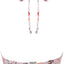 MINKPINK Summer Meadow Tie Bandeau Convertible Bikini Top in Floral Multicolor