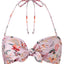 MINKPINK Summer Meadow Tie Bandeau Convertible Bikini Top in Floral Multicolor