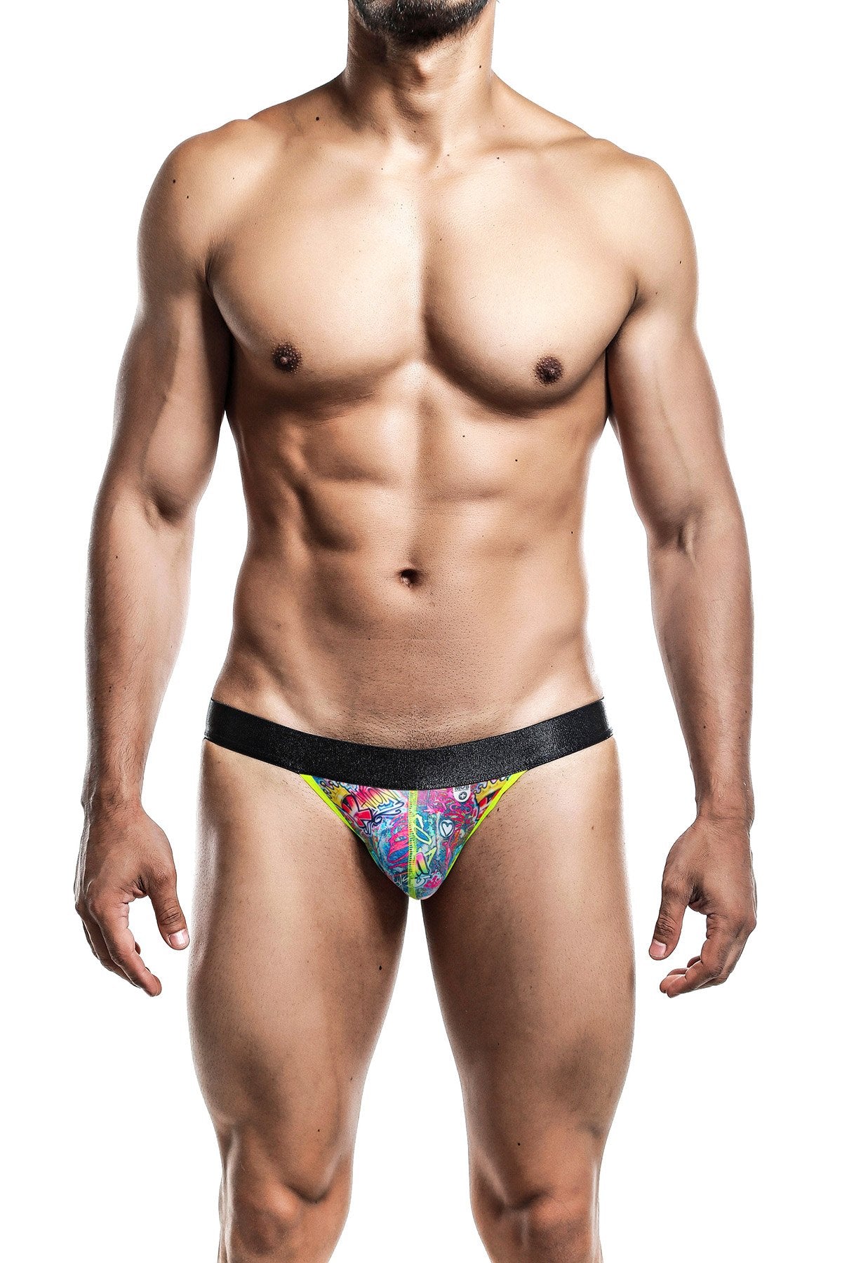 MOB Eroticwear Graffiti Printed Mob Jock