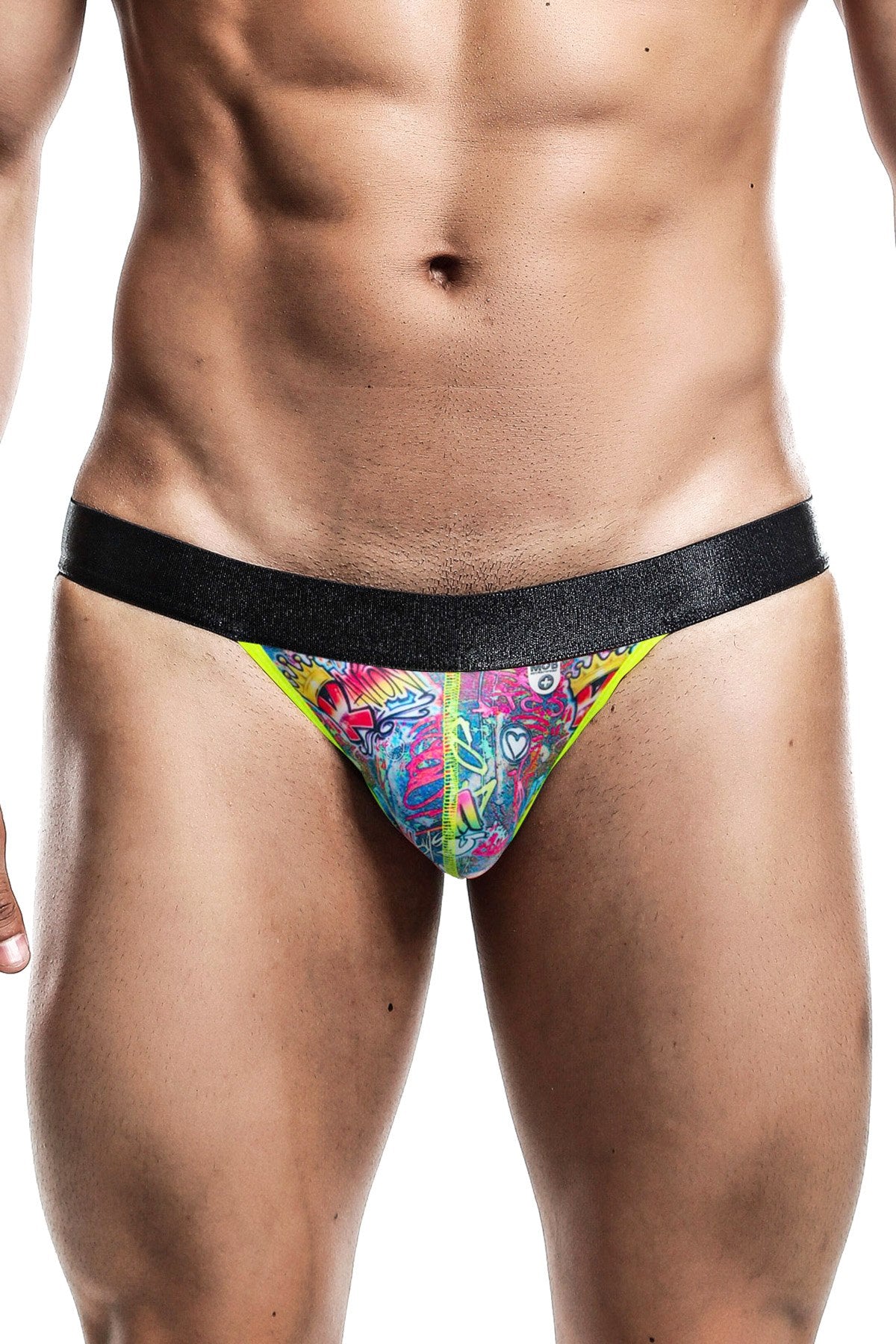 MOB Eroticwear Graffiti Printed Mob Jock