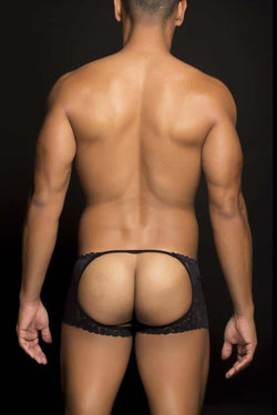 MOB black Lace Open Back Boxer thumbnail 2