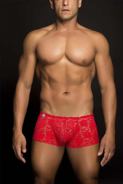 MOB red Lace Open Back Boxer thumbnail 1