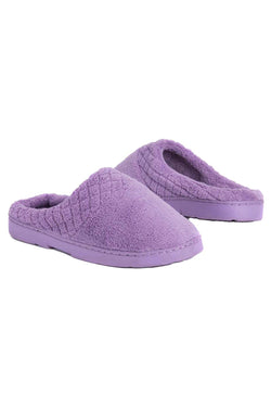 MUK LUKS Soft Ones Micro Chenille Clog Slipper in Lavender thumbnail 1