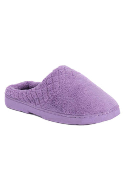 MUK LUKS Soft Ones Micro Chenille Clog Slipper in Lavender thumbnail 2