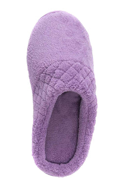 MUK LUKS Soft Ones Micro Chenille Clog Slipper in Lavender thumbnail 3