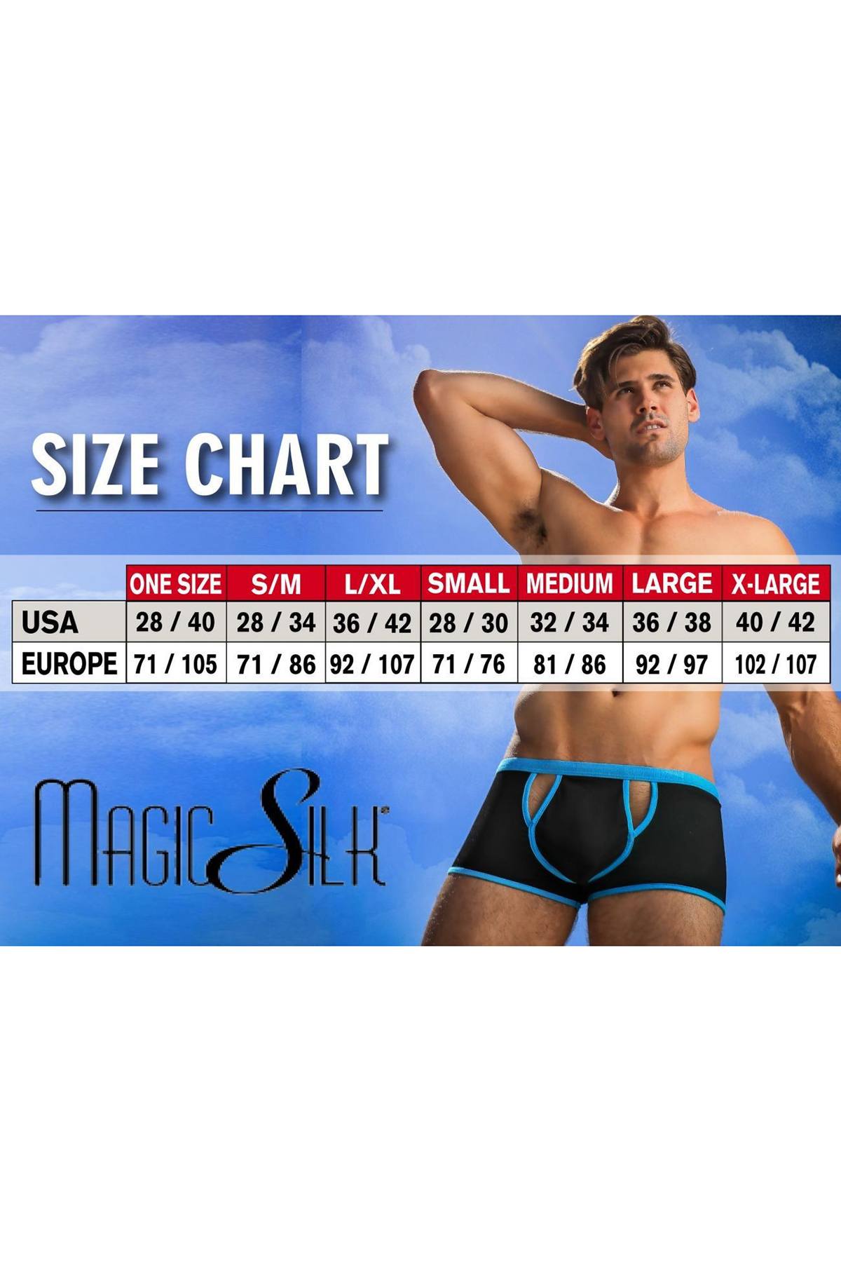Magic Silk Cobalt Silk-Knit Mini-Pouch Short Brief