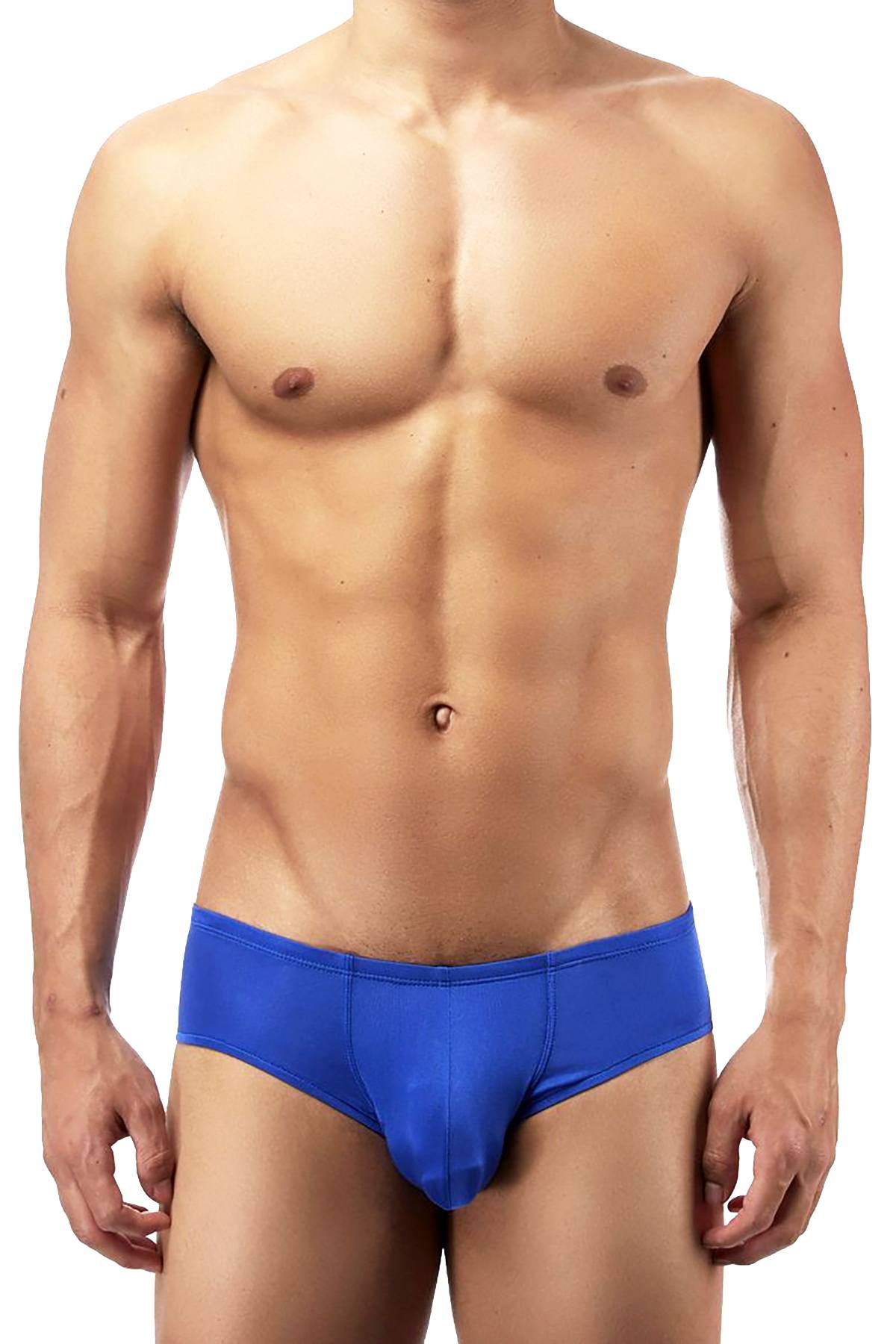 Magic Silk Cobalt Silk-Knit Mini-Pouch Short Brief