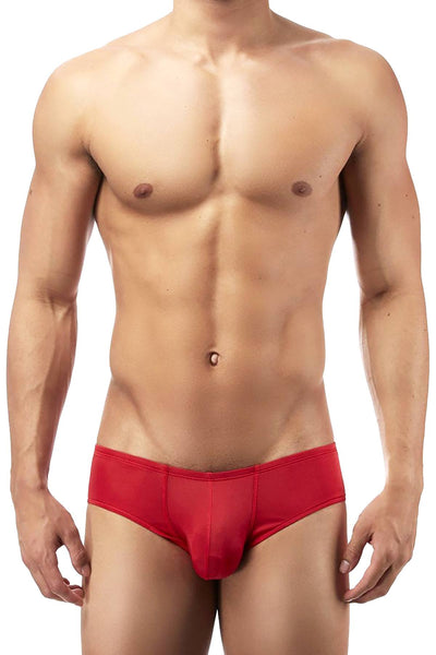 Magic Silk Red Silk-Knit Mini-Pouch Short Brief