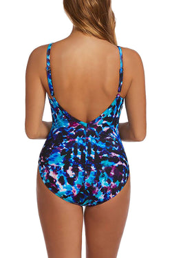 MagicSuit Ultra-Violet Kat Keyhole High-Neck One-Piece Swimsuit thumbnail 2