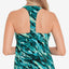 Magicsuit Aquarius Taylor Printed Racerback Underwire Tankini Top Green Multi