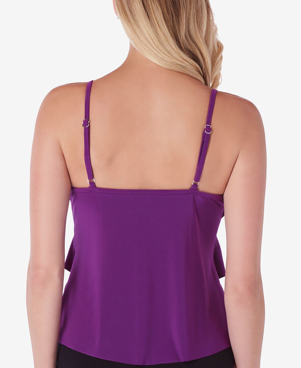 Magicsuit Rita Tiered Slimming Tankini Top Amethyst