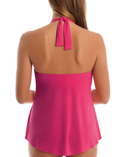 Magicsuit Solid Sophie Dd-cup Tankini Swim Top Rose Pink thumbnail 2