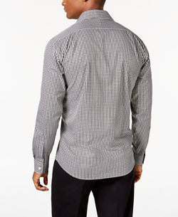 Magnaclick Classic-fit Shirt With Magnetic Buttons Checkered Black thumbnail 2
