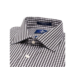Magnaclick Classic-fit Shirt With Magnetic Buttons Checkered Black thumbnail 4