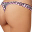 Maidenform Black And White Rhythm Print Sport Micro Thong