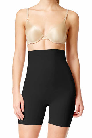 Maidenform Black Light-Control High-Waist Thigh Slimmer