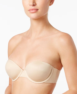 Maidenform Comfort Devotion Custom Lift Demi Strapless Bra 9405 Latte Lift (Nude 5) thumbnail 1