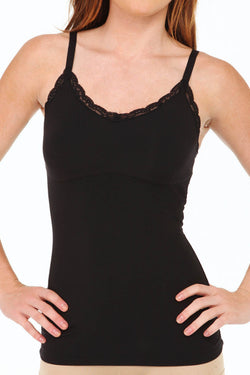 Maidenform Comfort Devotion® V-neck Lace-Trimmed Shaping Tank thumbnail 3