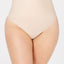 Maidenform Curvy Tame Your Tummy Plus Tailored Thong Dm0053 Transparent Nude