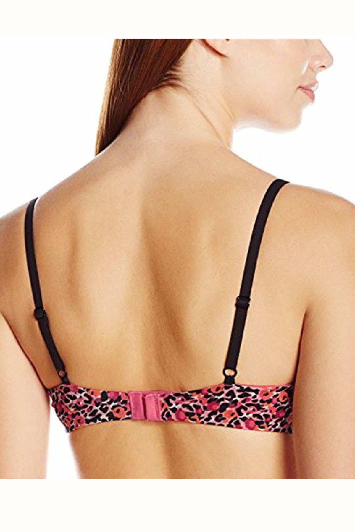 Maidenform Garden-Leopard Print Custom-Lift Satin Demi Bra
