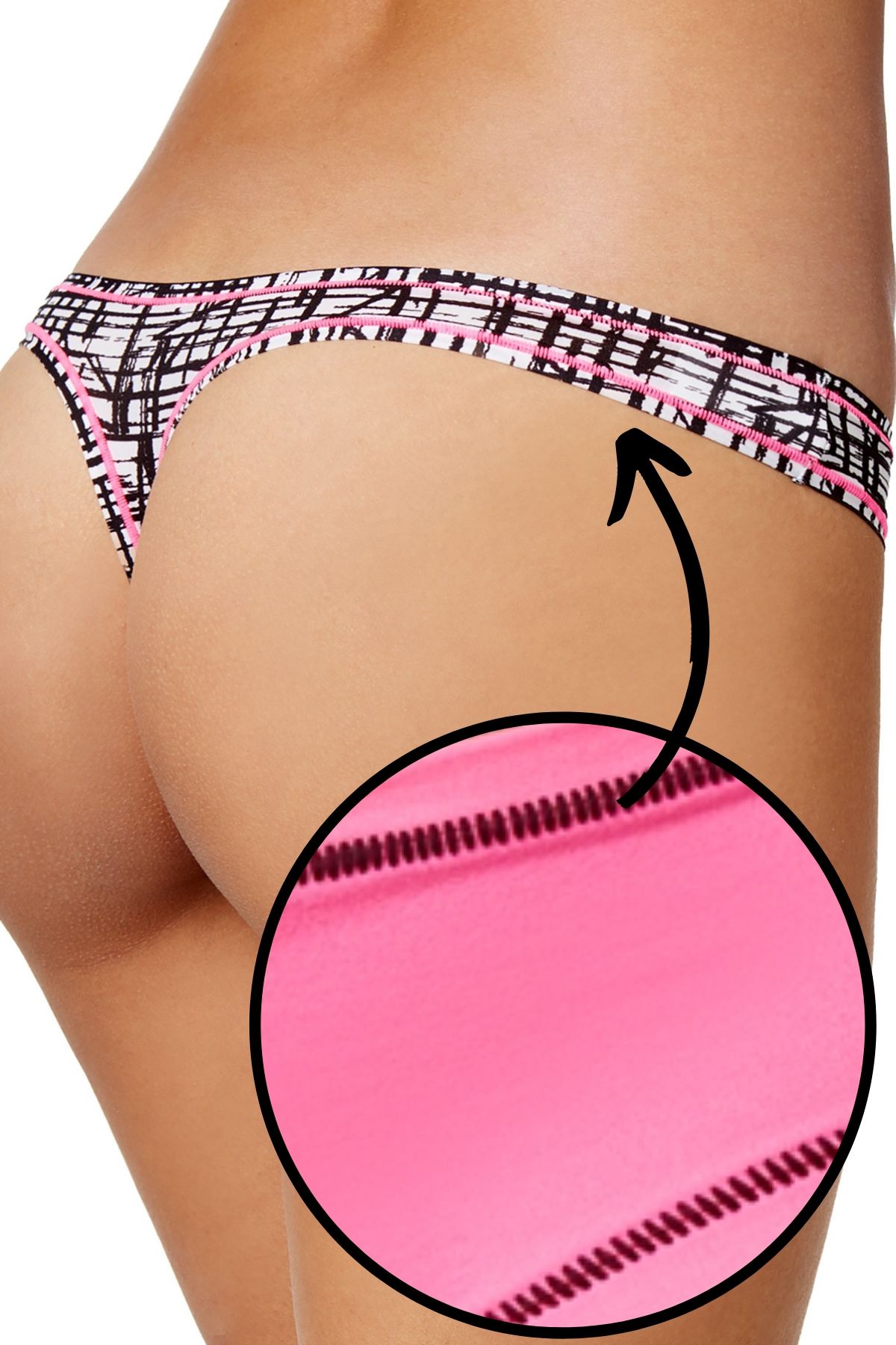 Maidenform Hot Pink Sport Micro Thong