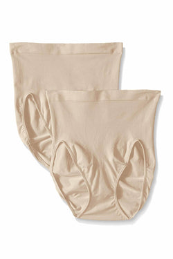 Maidenform Latte-Lift Light Everyday Control Seamless Hi-Cut Brief 2-Pack thumbnail 2