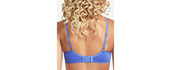 Maidenform Love The Lift Push Up & In Lace Plunge Underwire Bra Dm9900 A7uc - Deep Forte Blue With Blue Flight thumbnail 3