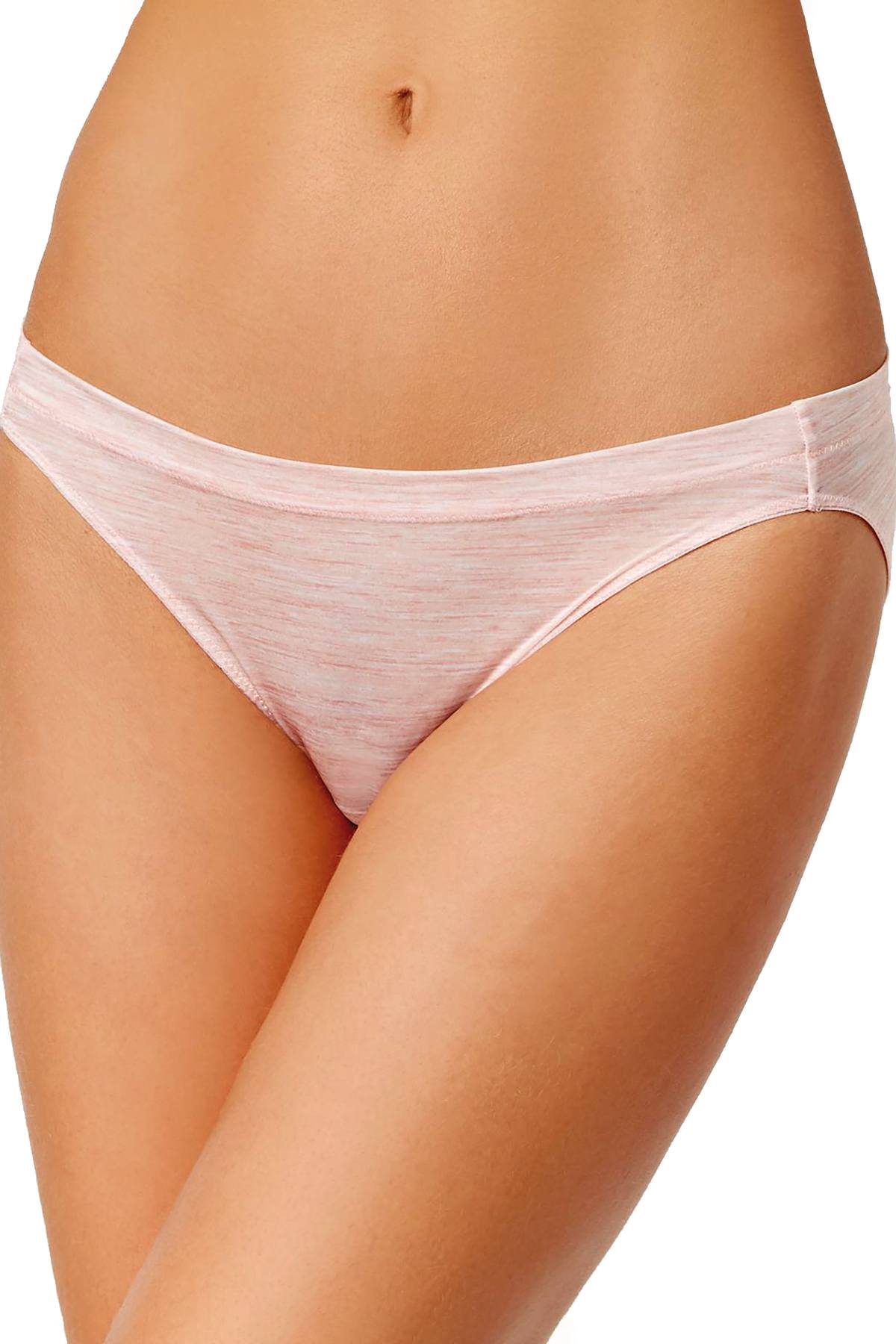 Maidenform One Fab Fit Tailored Classic Bikini in Pink Heather