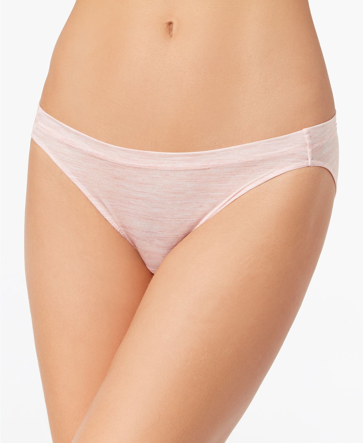 Maidenform One Fab Fit Tailored Classic Bikini in Pink Heather