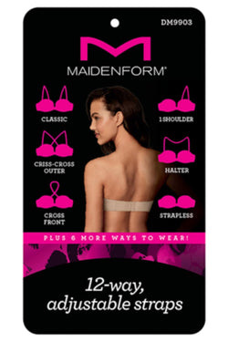 Maidenform Paris-Nude Love-the-Lift 12-Way Convertible Demi Bra thumbnail 3