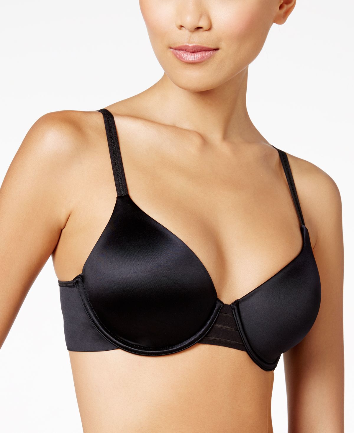 Maidenform Smooth Luxe Back-smoothing Bra Dm7540 Black