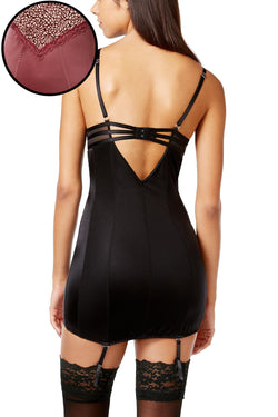 Maidenform Vino Flocked-Mesh/Lace Super-Sexy Garter Slip thumbnail 2