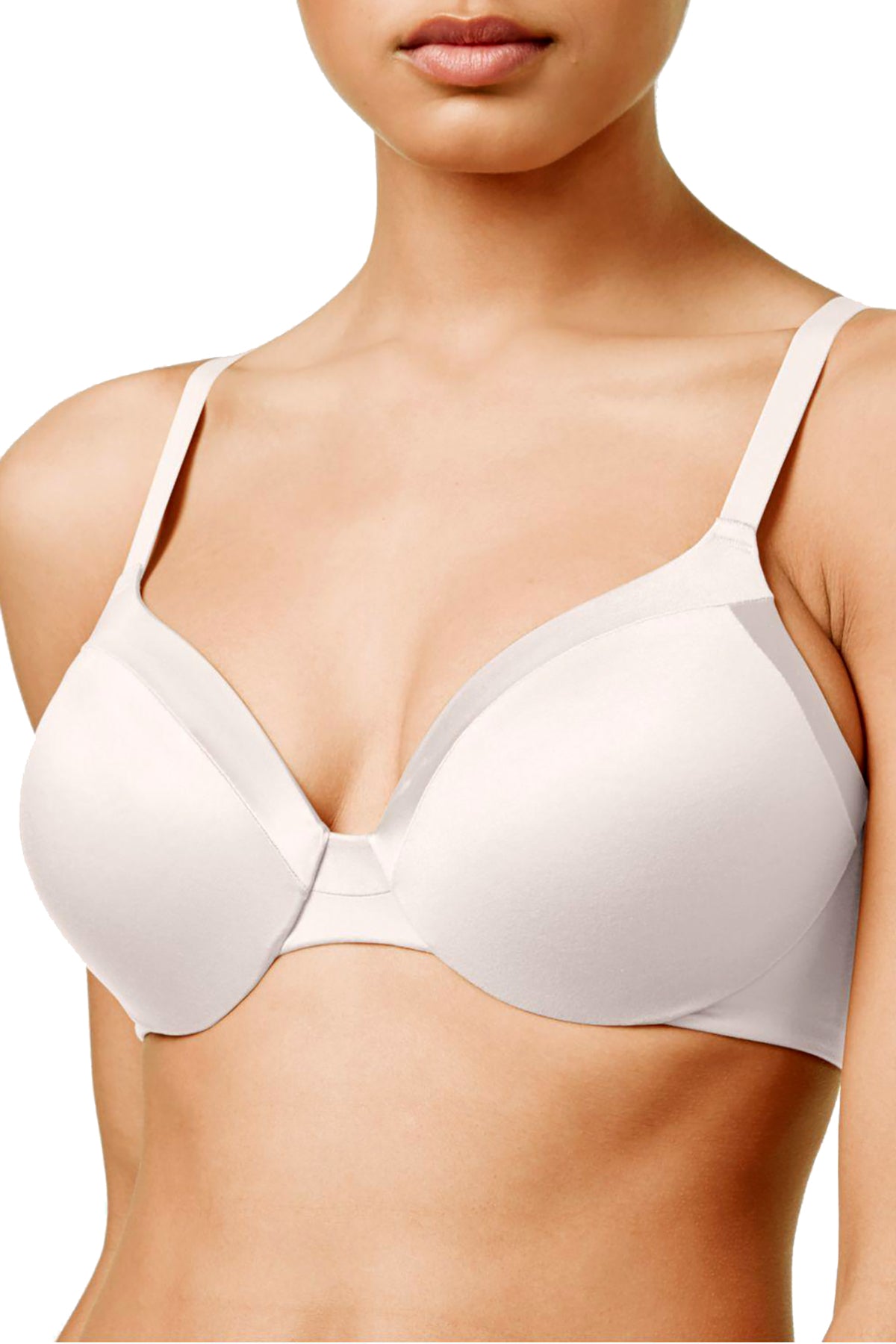 Maidenform White Comfort Devotion Extra-Coverage Convertible T-Shirt Bra