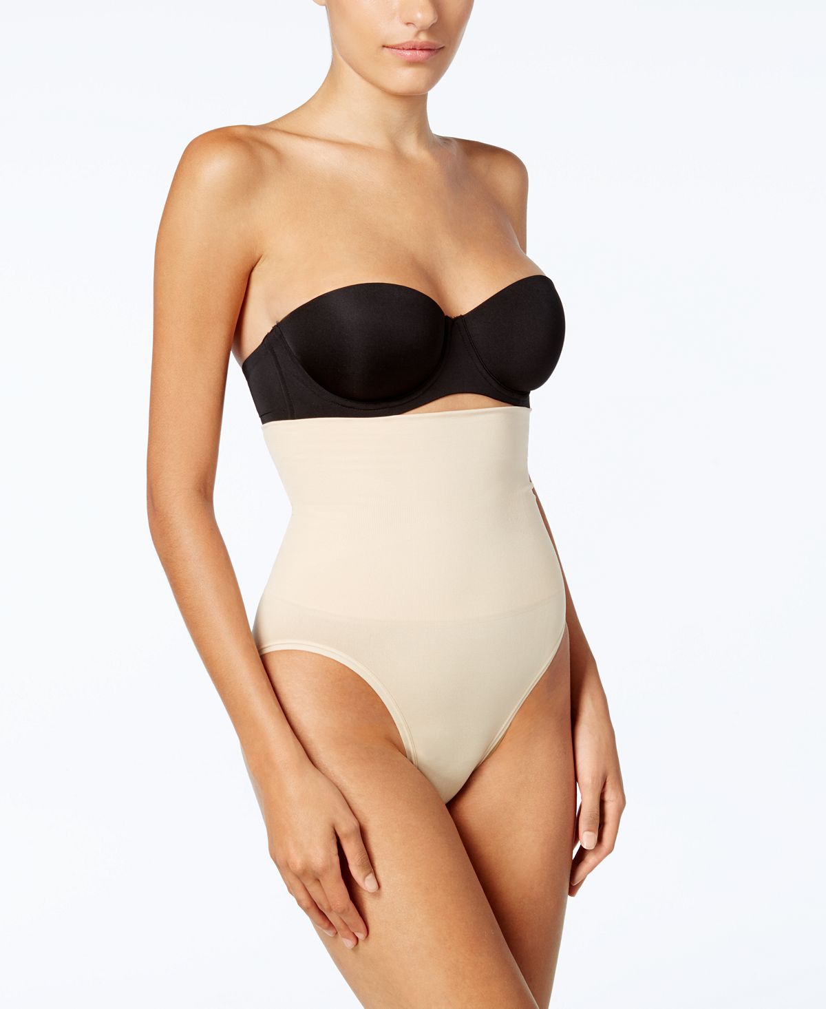 Maidenform Wo Firm Control Slim Waisters High-waist Brief 12553 Latte Lift
