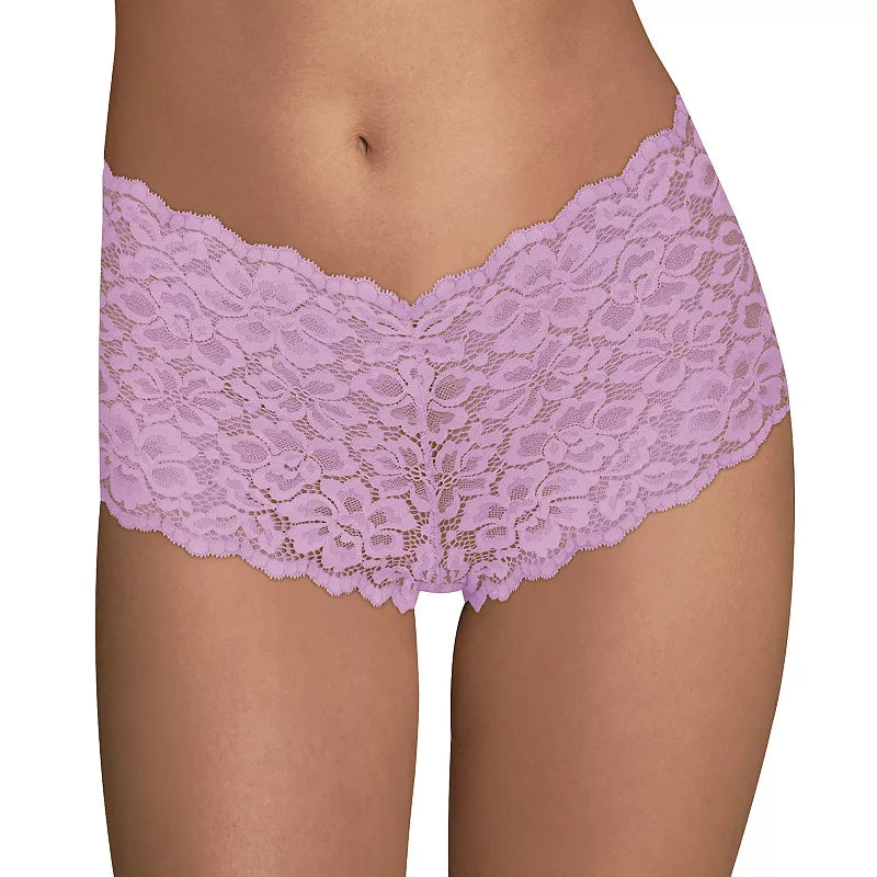 Maidenform Womens Sexy Must Have Lace Boyshort Style-dmclbs Plum