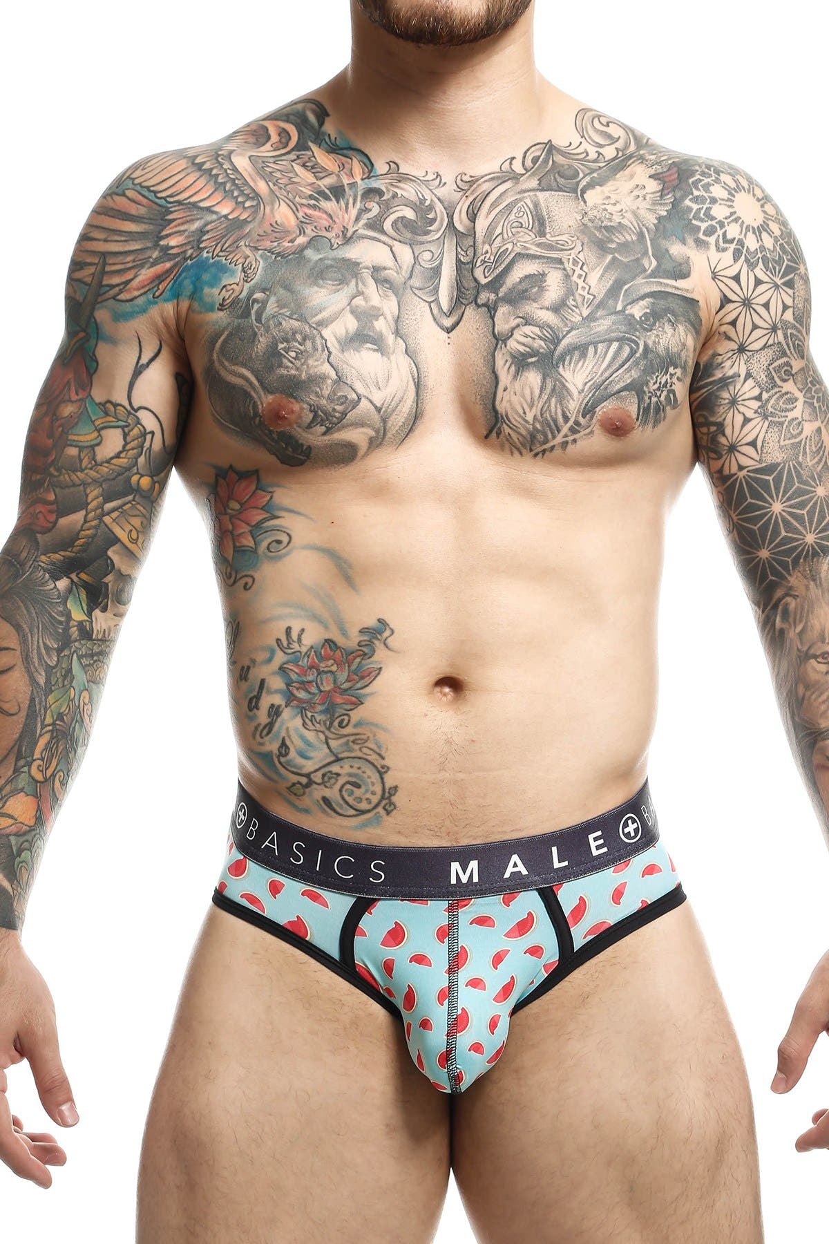 Male Basic Watermelon Sexy Pouch Brief
