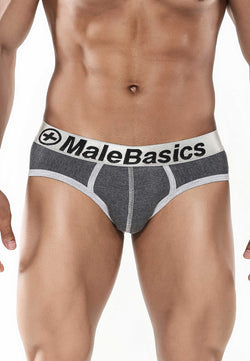 Male Basics Asphalt Contrast Brief thumbnail 1
