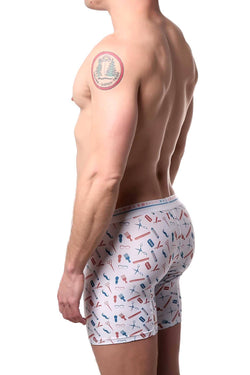 Male Basics Barber-Printed Hipster Boxer Brief thumbnail 3