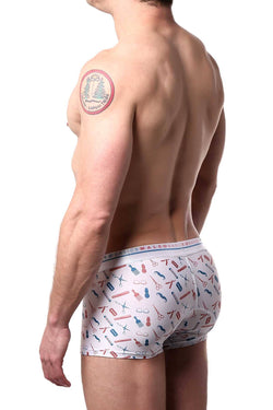 Male Basics Barber-Printed Hipster Trunk thumbnail 2