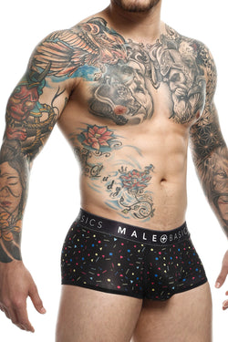 Male Basics Black Confetti Sexy Pouch Trunk thumbnail 3