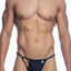 Male Basics Black Sideway Thong