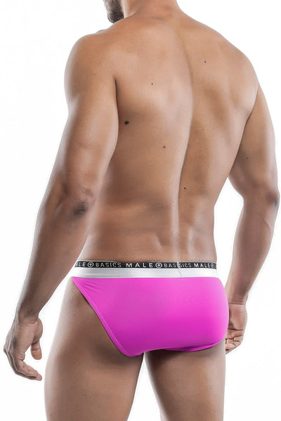 Male Basics Hot-Pink Ergonomic Pouch Bikini