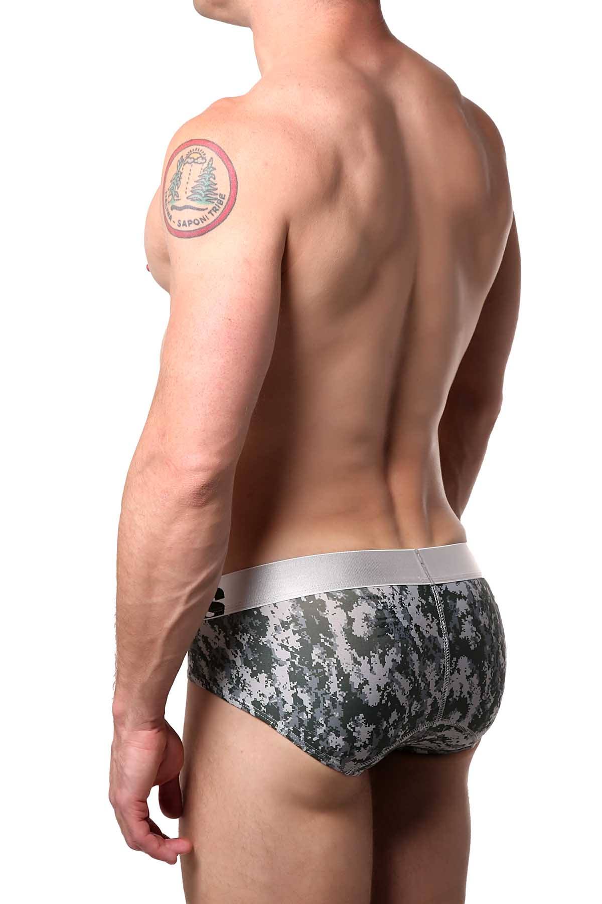 Male Basics Jungle Microfiber Brief