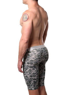 Male Basics Jungle Microfiber Long Boxer Brief thumbnail 2