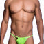 Male Basics Lime Sideway Thong