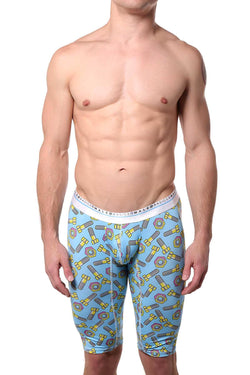 Male Basics Nuts/Bolts-Printed Athletic Microfiber Boxer thumbnail 1